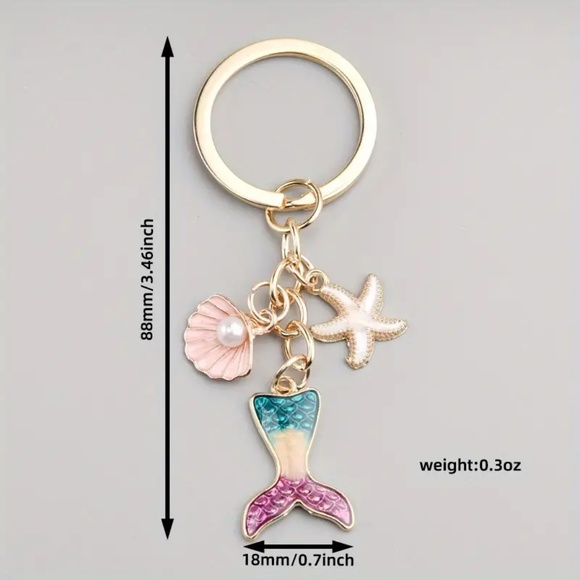 New Mermaid KeyRing - Picture 4 of 4